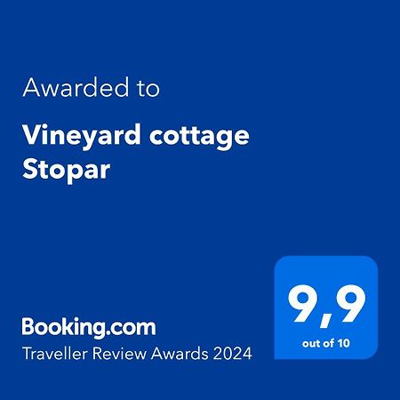 Vineyard Cottage Stopar Straza Exteriér fotografie
