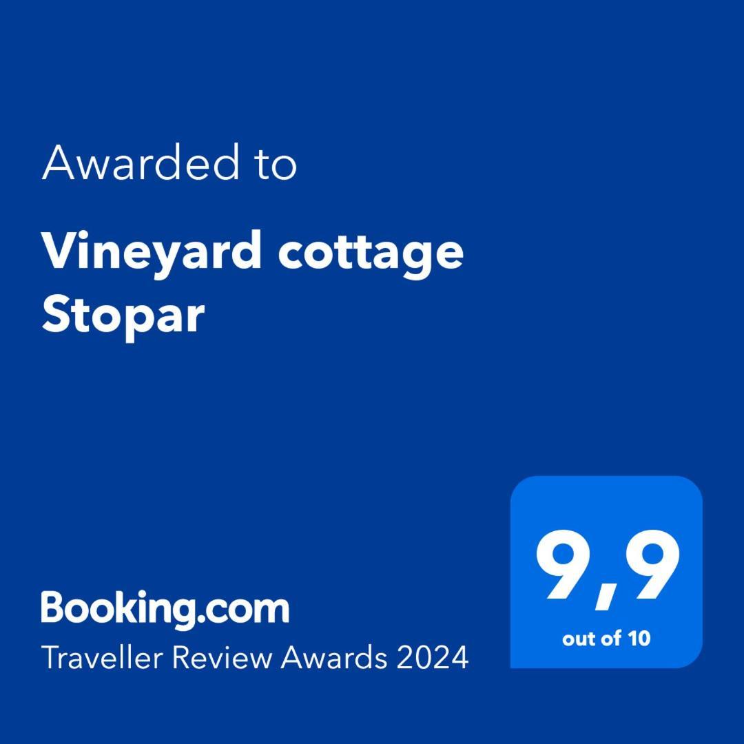 Vineyard Cottage Stopar Straza Exteriér fotografie